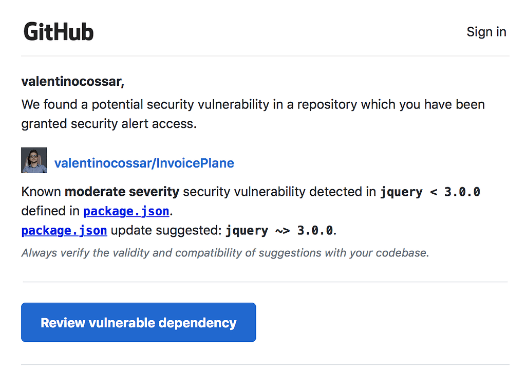 Security vulnerabilities alert from GitHub - Development Discussion ...