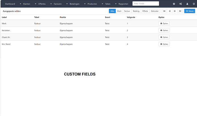customfields